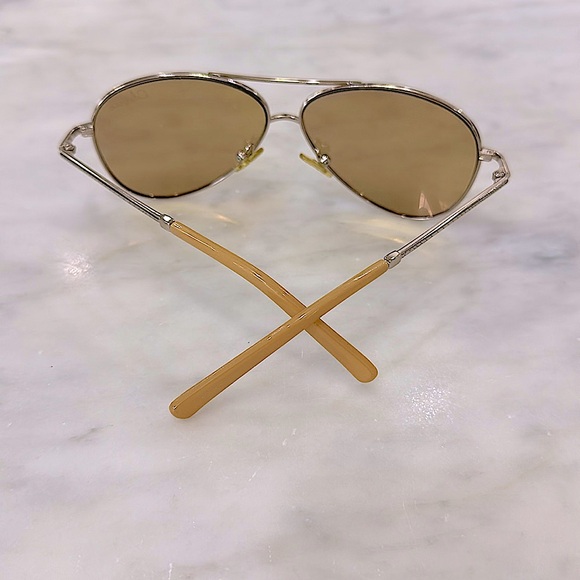 COLE HAAN metal aviator sunglasses - c608 - Picture 5 of 5